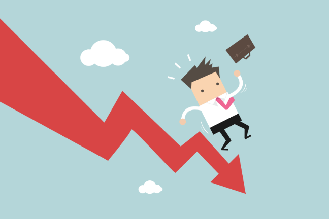 Sales falling